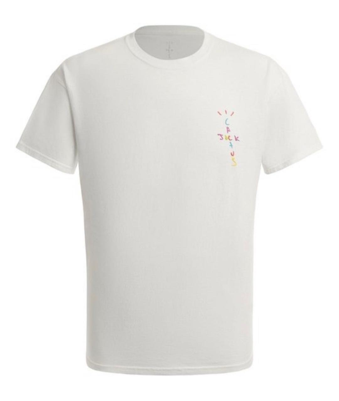 TRAVIS SCOTT Белая хлопковая футболка, фото 1