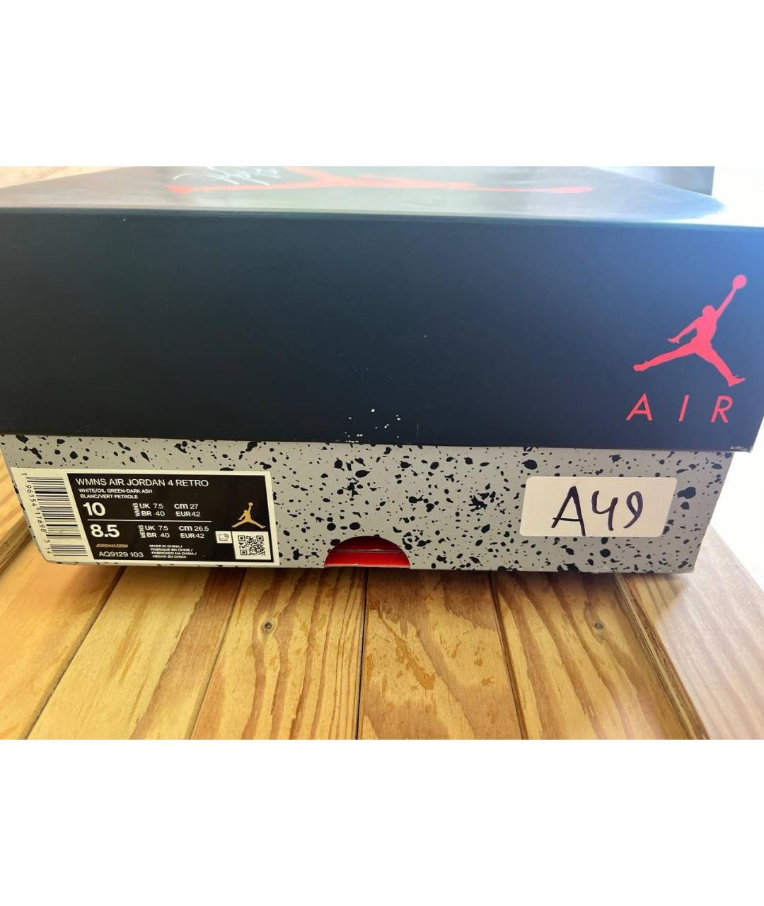 JORDAN Белые низкие кроссовки / кеды, фото 8