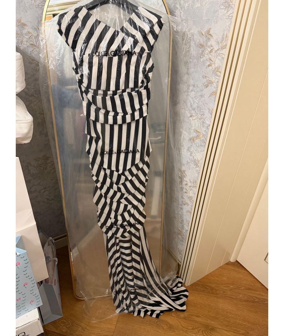 DOLCE&GABBANA Черное шелковое вечернее платье, фото 5