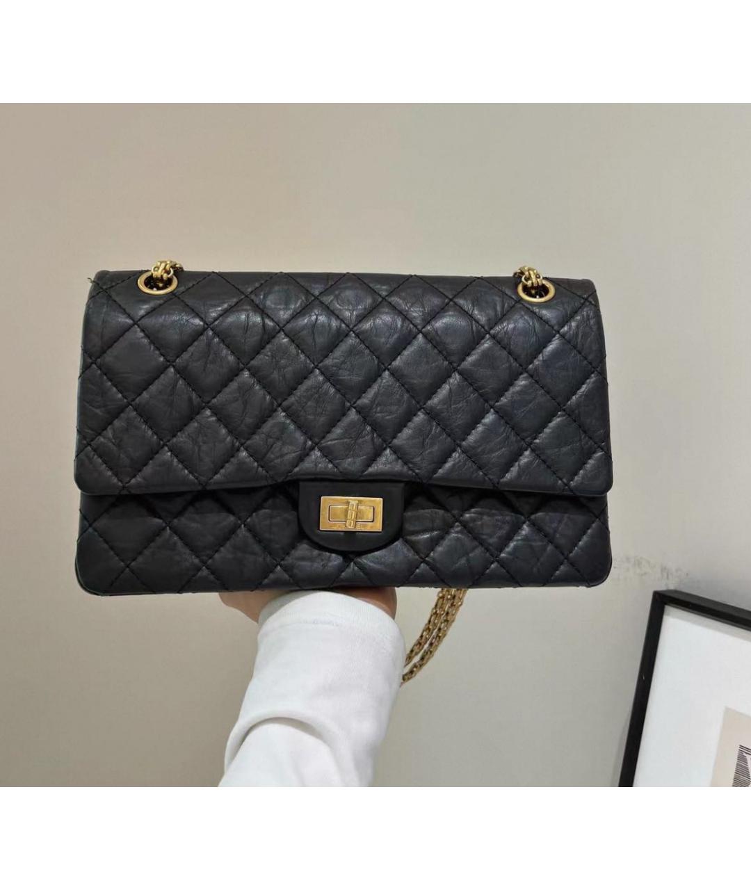 CHANEL Черная кожаная сумка через плечо, фото 3