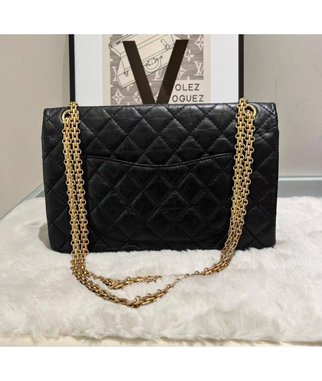CHANEL Черная кожаная сумка через плечо, фото 2