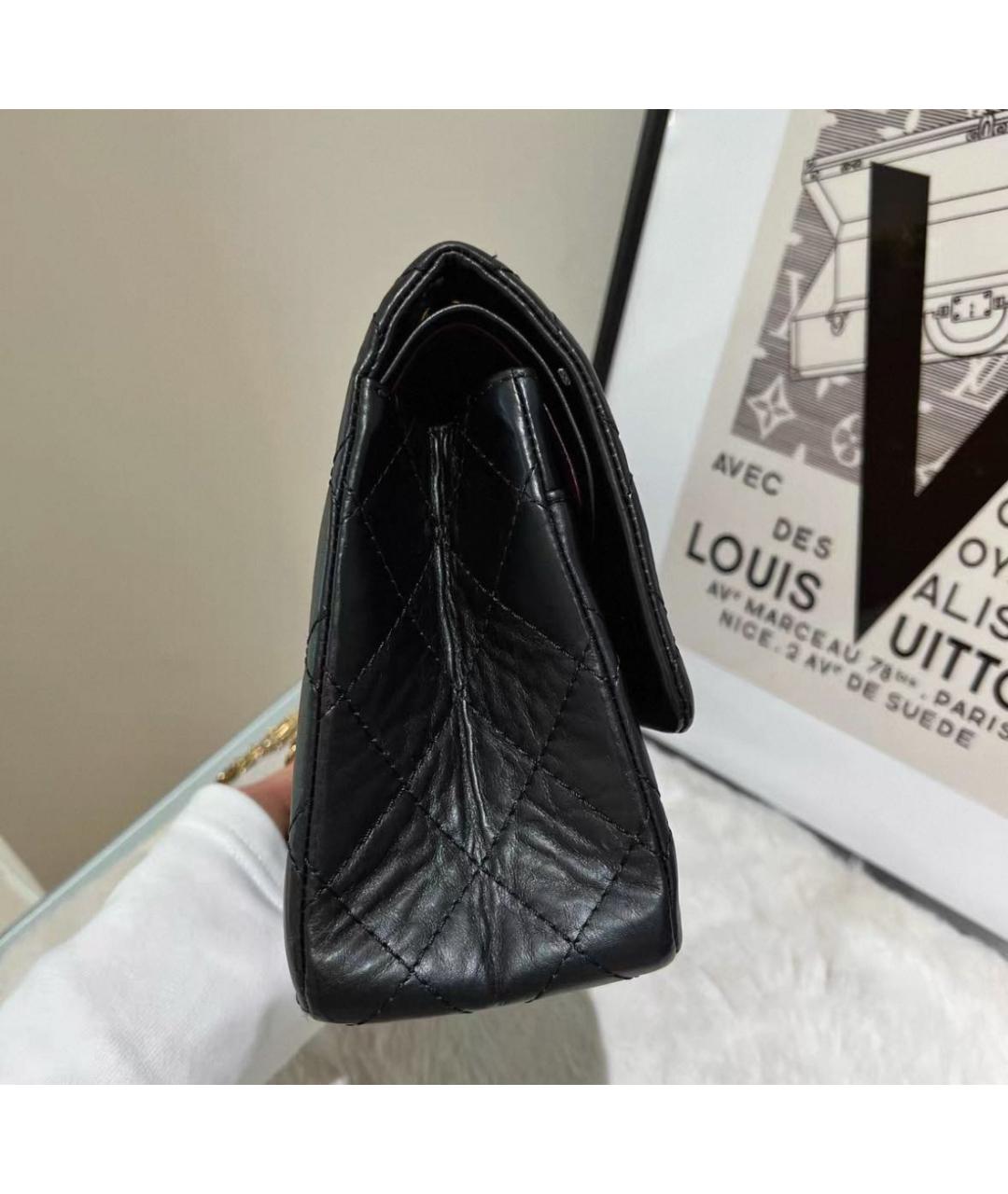 CHANEL Черная кожаная сумка через плечо, фото 5