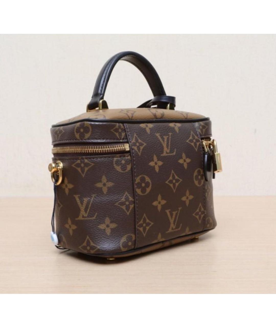 LOUIS VUITTON Коричневая сумка с короткими ручками, фото 8