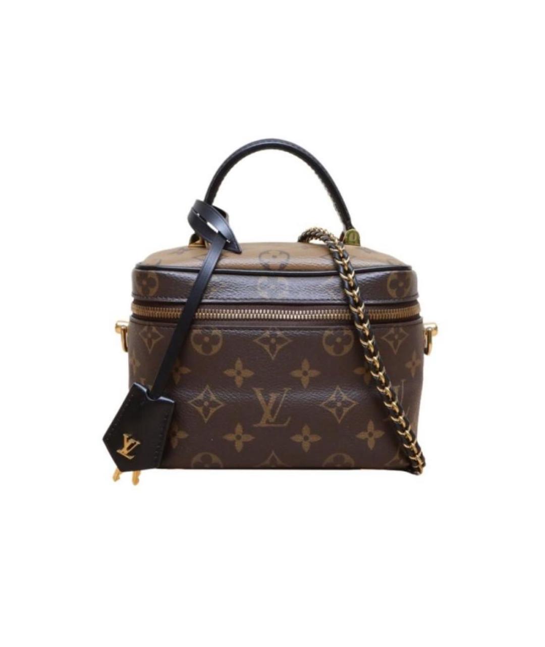 LOUIS VUITTON Коричневая сумка с короткими ручками, фото 2
