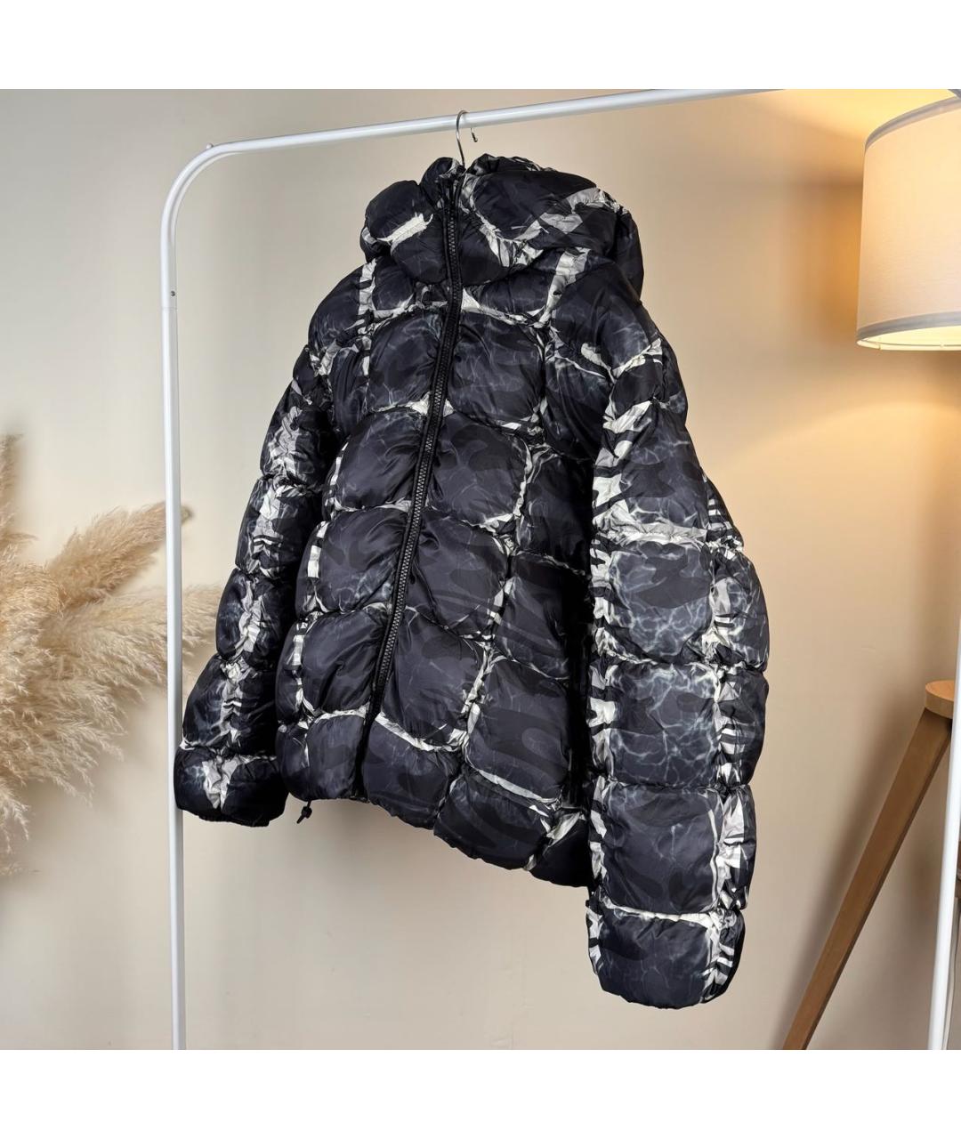 DIESEL Черный полиэстеровый пуховик, фото 3