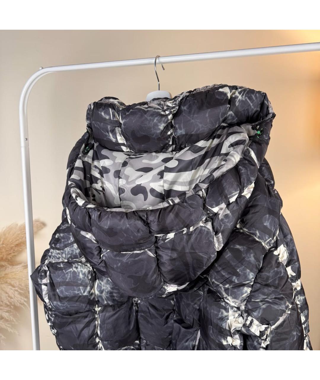 DIESEL Черный полиэстеровый пуховик, фото 5