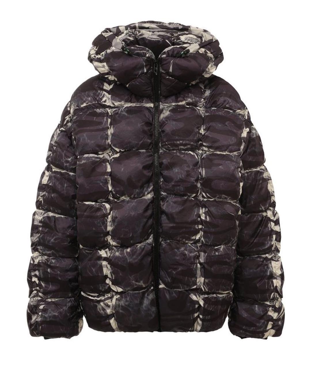 DIESEL Черный полиэстеровый пуховик, фото 1