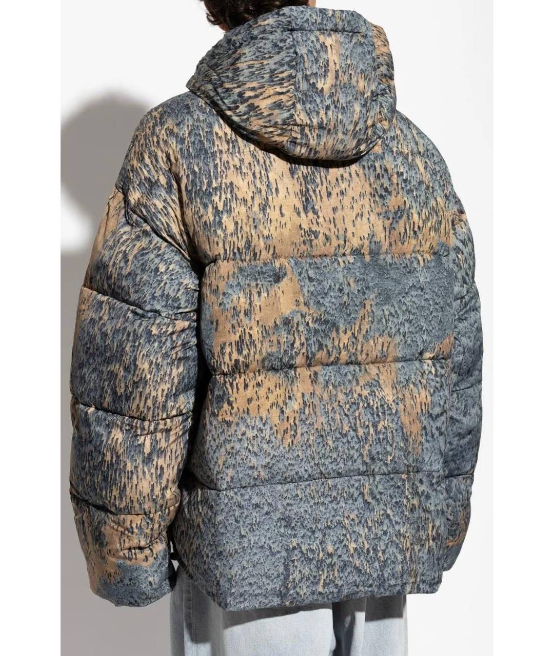 DIESEL Синий полиэстеровый пуховик, фото 6