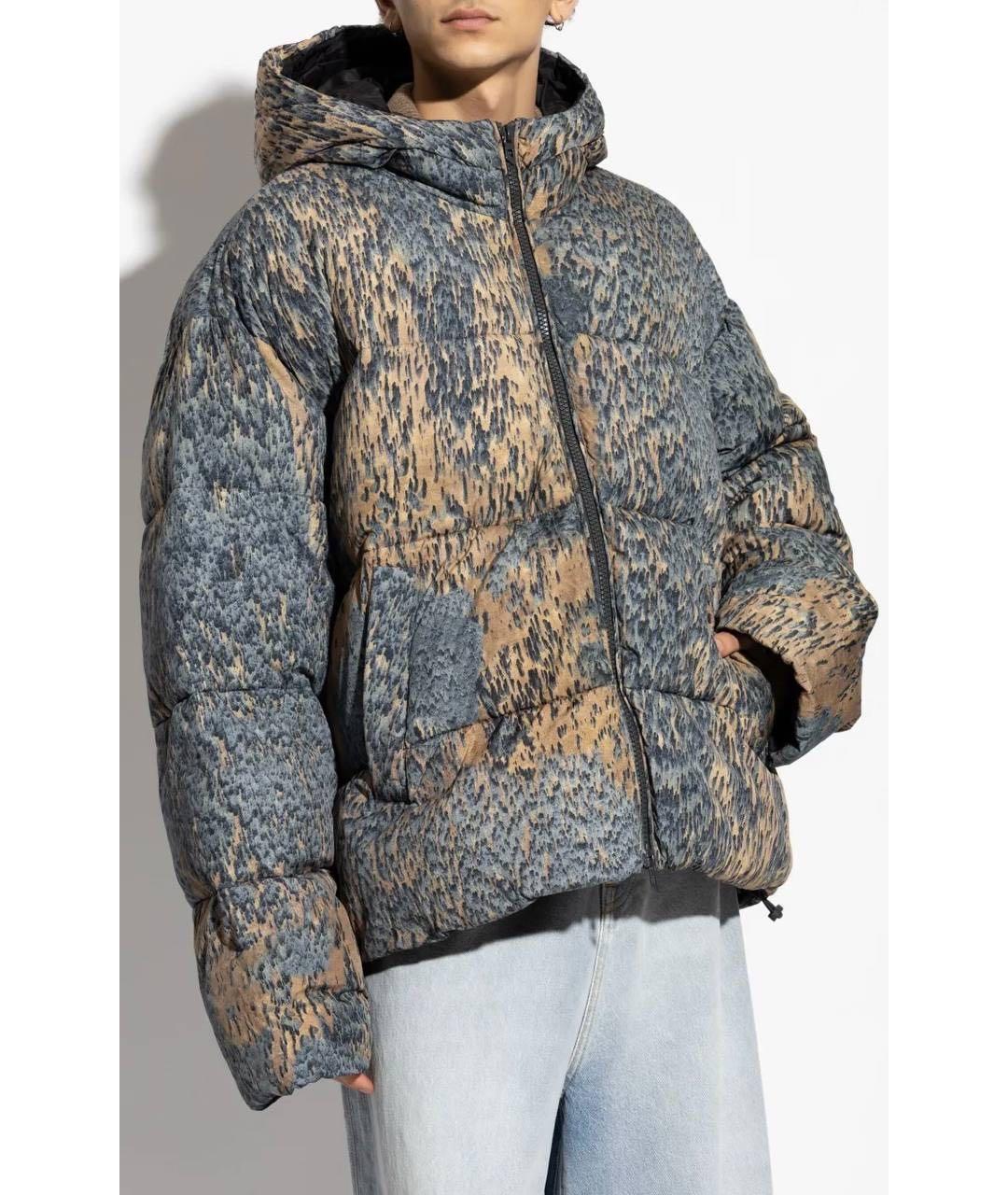 DIESEL Синий полиэстеровый пуховик, фото 5