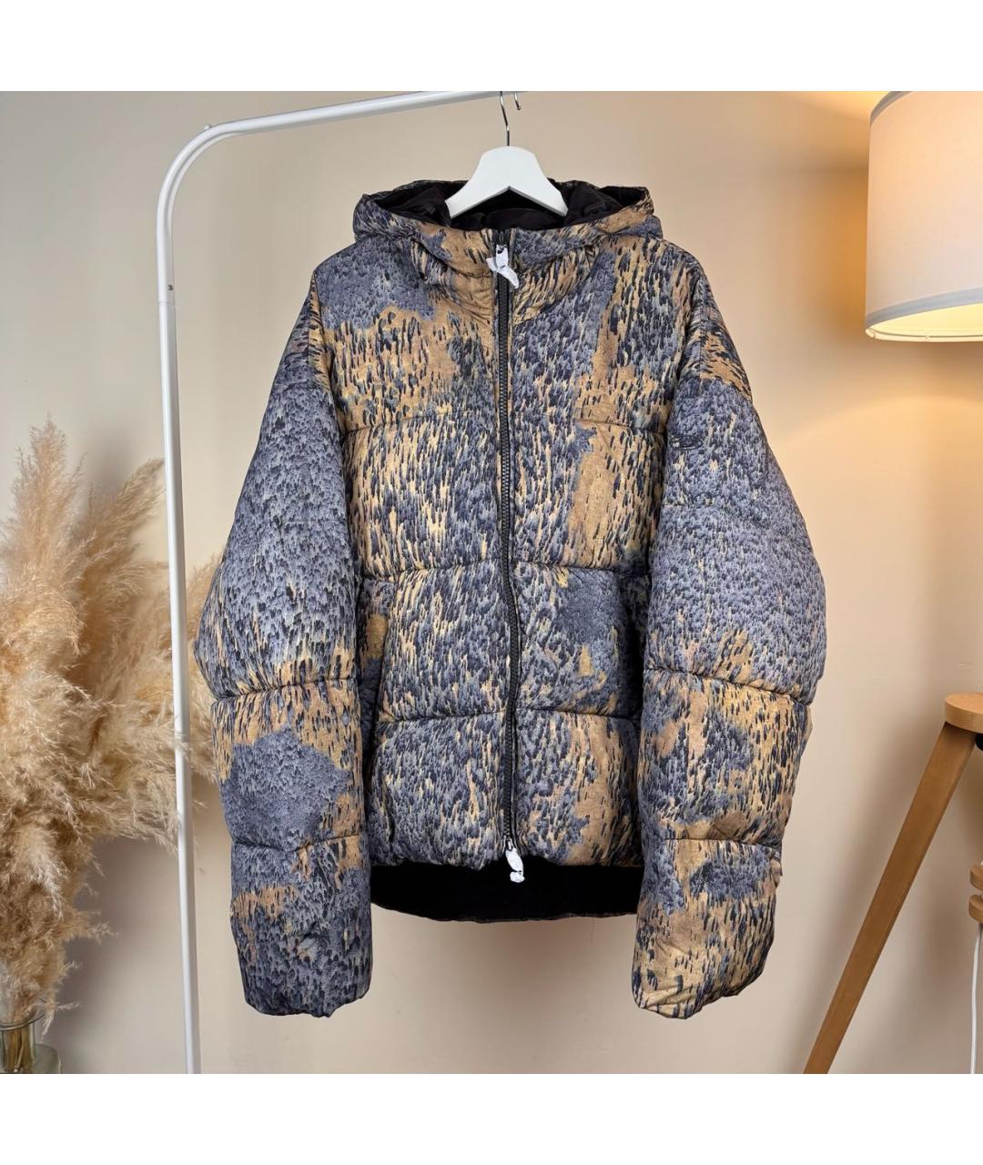 DIESEL Синий полиэстеровый пуховик, фото 2