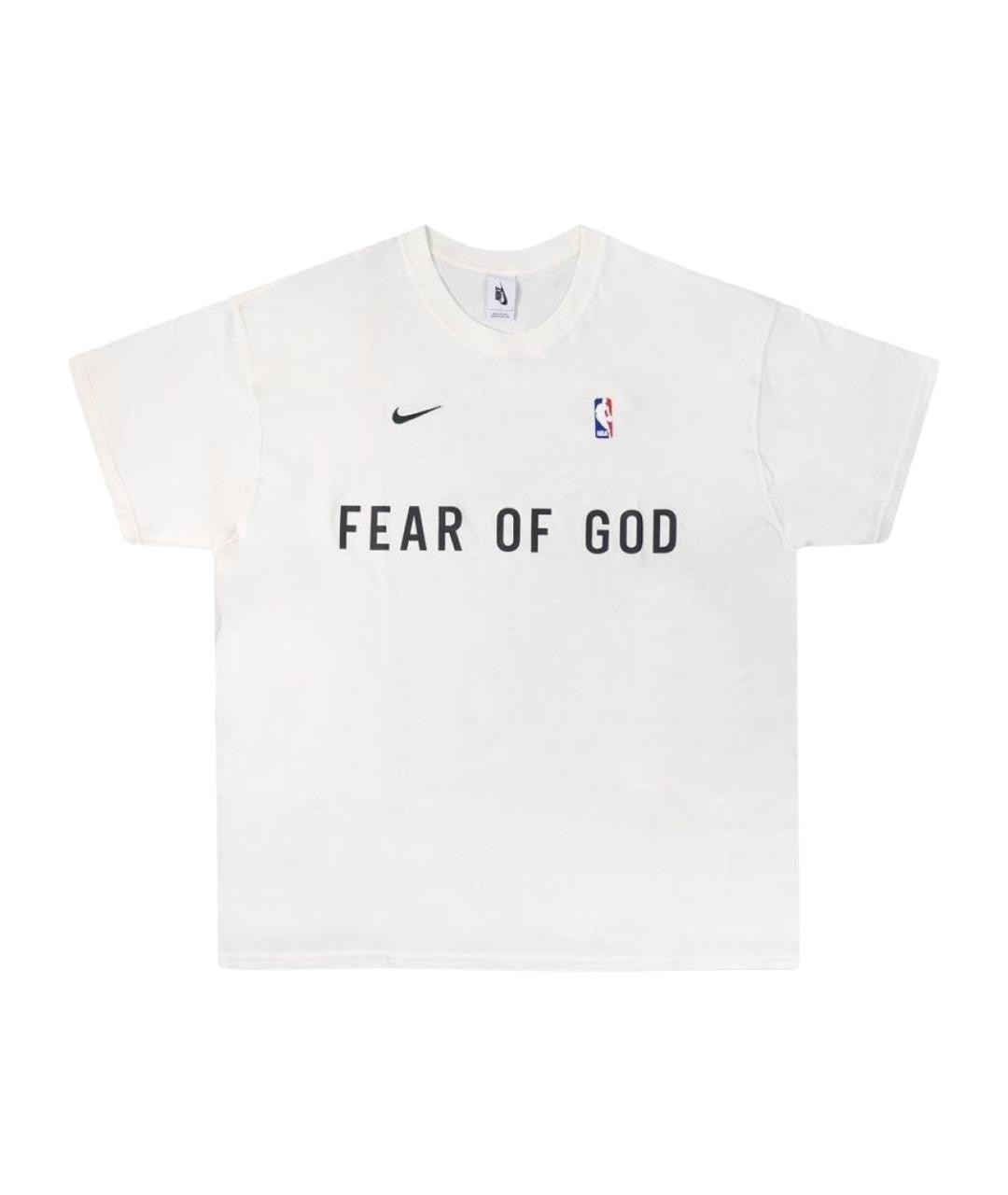 FEAR OF GOD Белая хлопковая футболка, фото 1