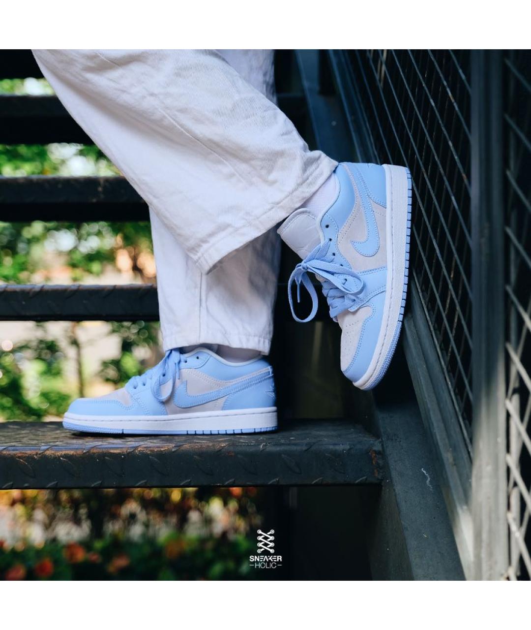 JORDAN Голубые кроссовки, фото 3