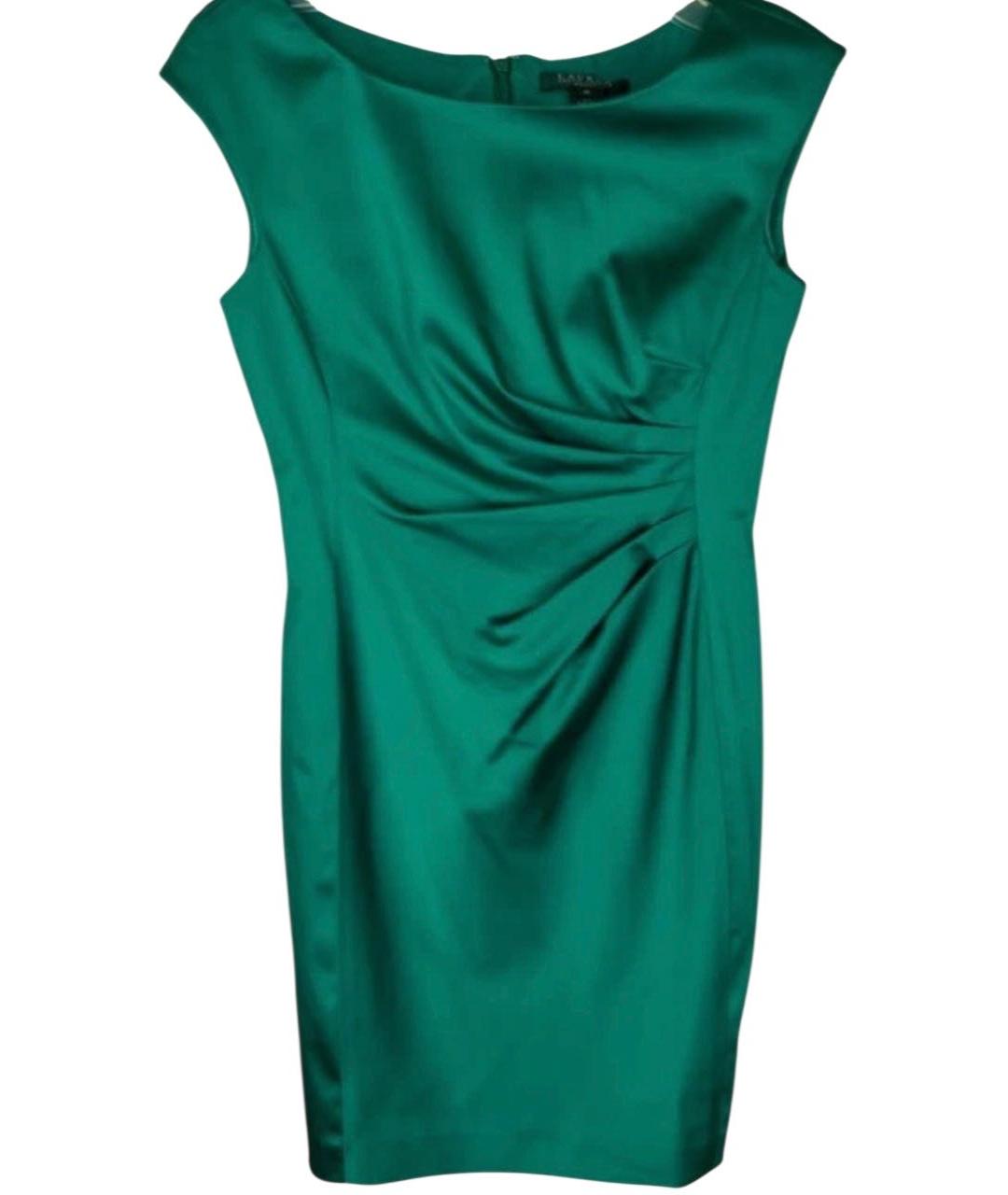 RALPH LAUREN Зеленые вечернее платье, фото 1