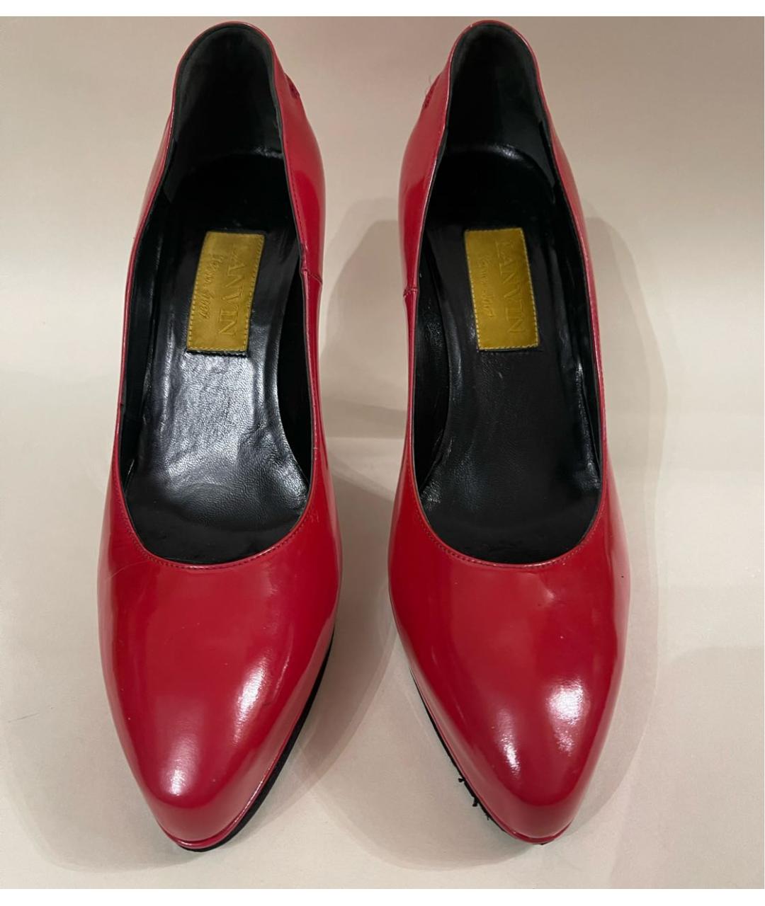 LANVIN Розовые туфли из лакированной кожи, фото 3