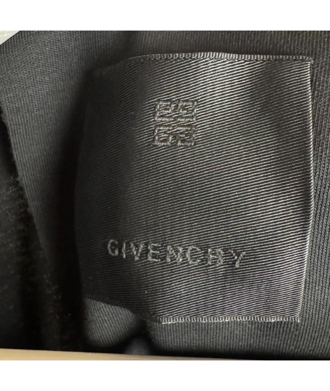 GIVENCHY Черная хлопковая футболка, фото 6