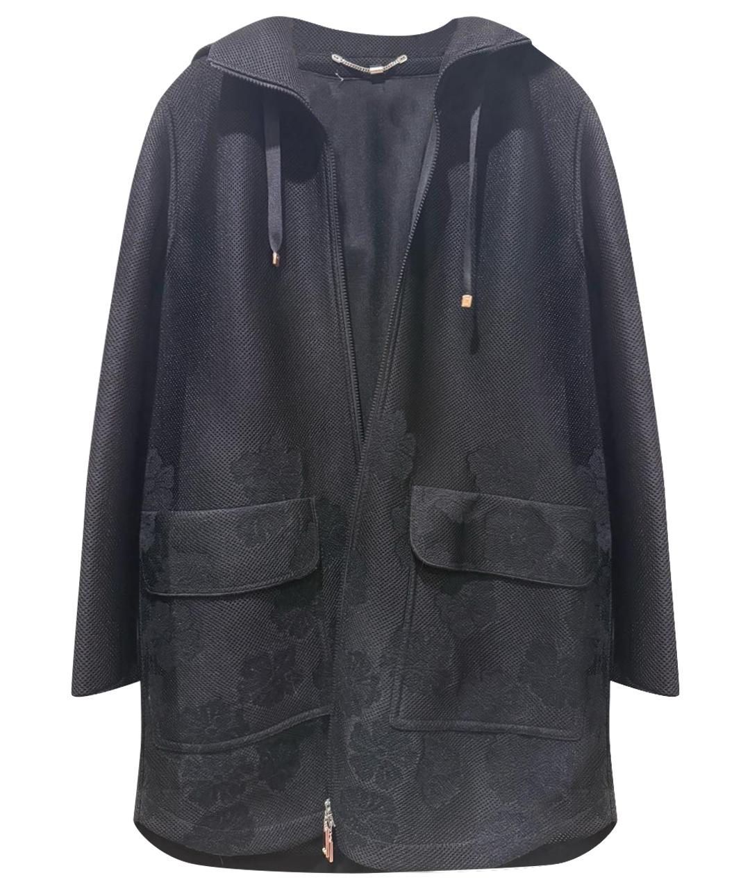 ESCADA Черное полиэстеровое пальто, фото 1