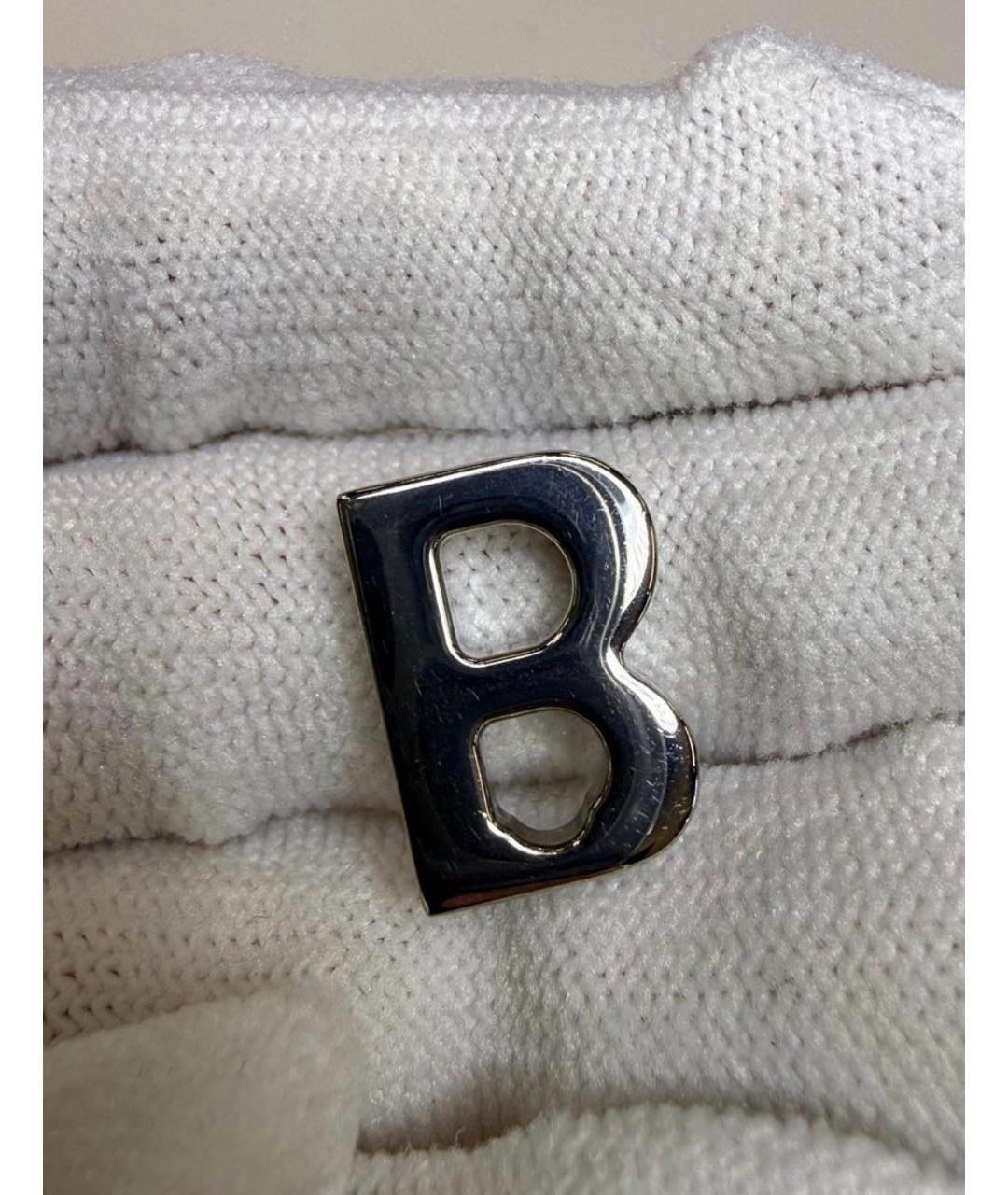 BALENCIAGA Серебряные латунные серьги, фото 6