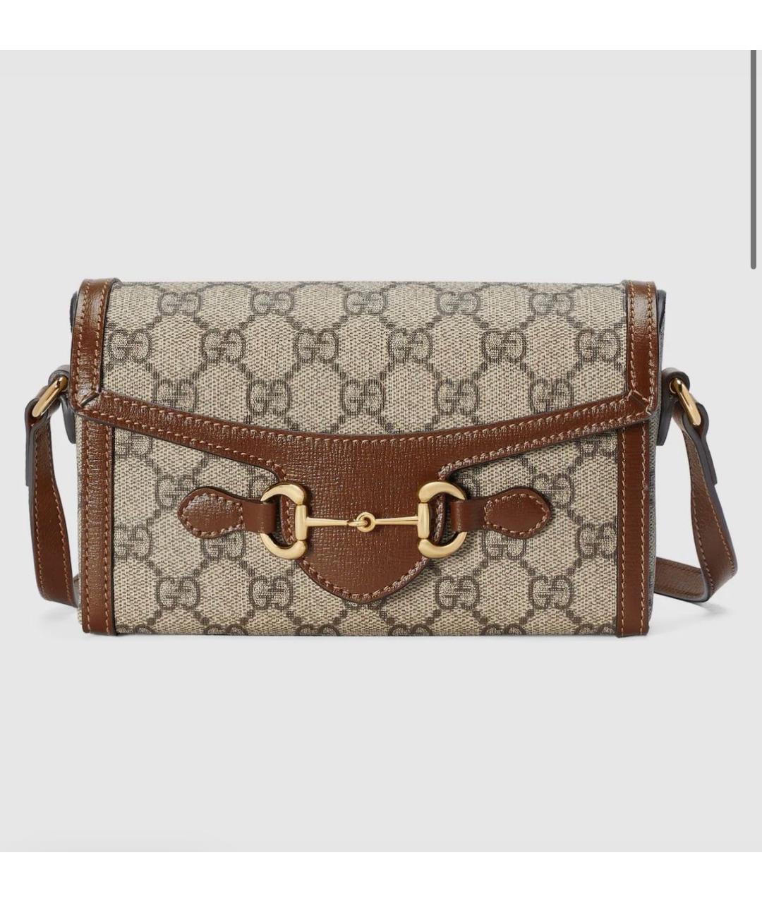 GUCCI Коричневая сумка через плечо, фото 6