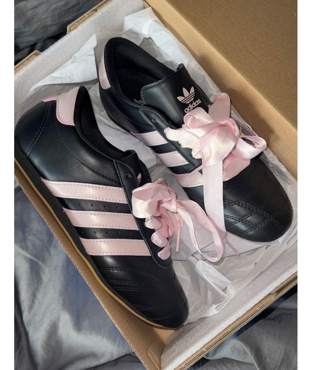 ADIDAS Черные кроссовки из искусственной кожи, фото 4