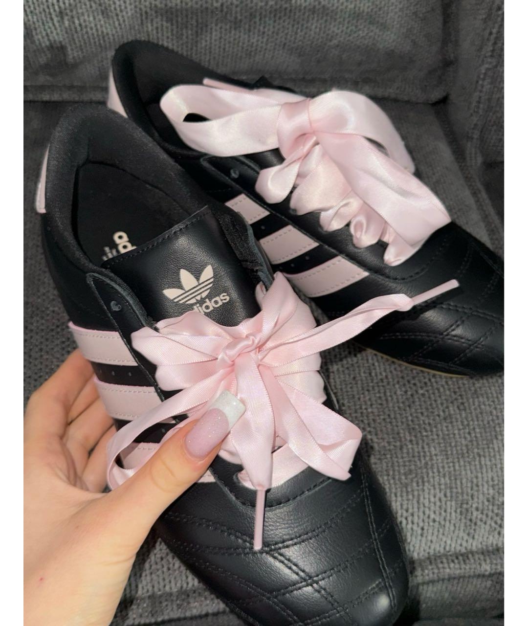 ADIDAS Черные кроссовки из искусственной кожи, фото 3