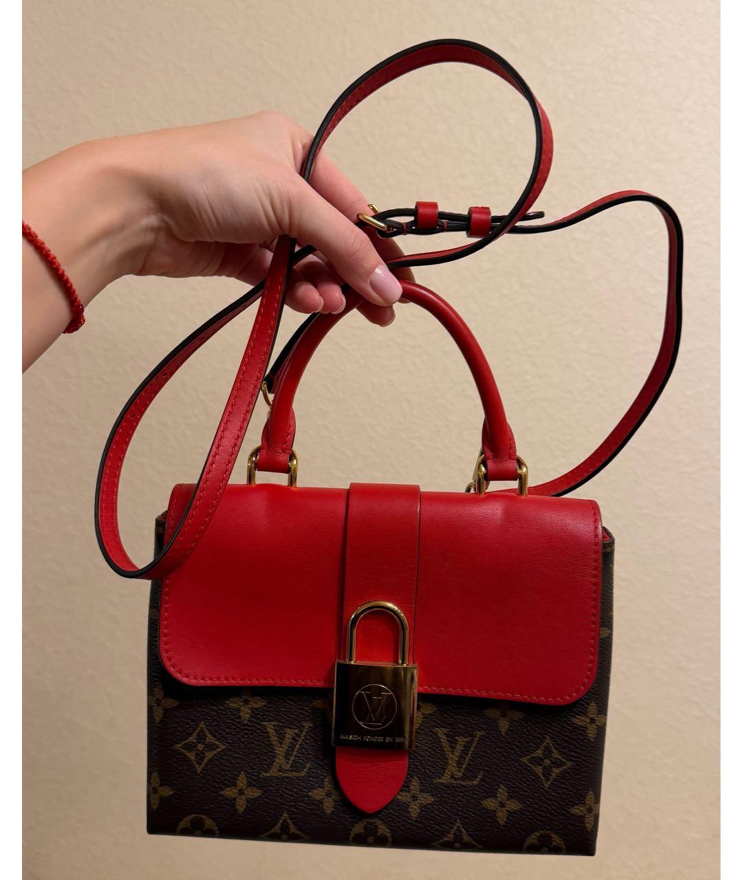 LOUIS VUITTON Красная сумка с короткими ручками, фото 7