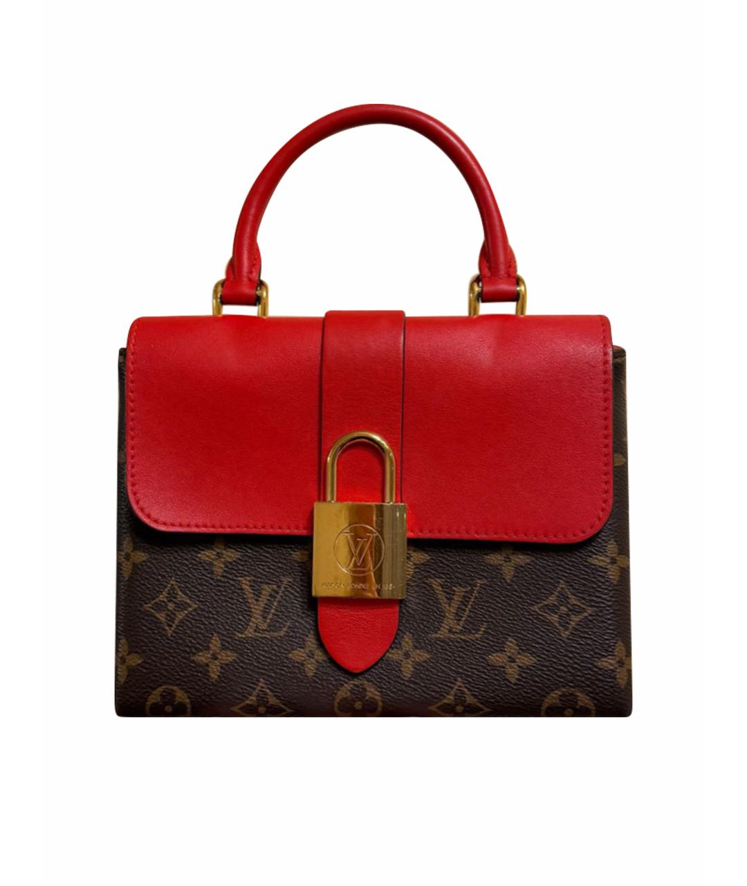 LOUIS VUITTON Красная сумка с короткими ручками, фото 1