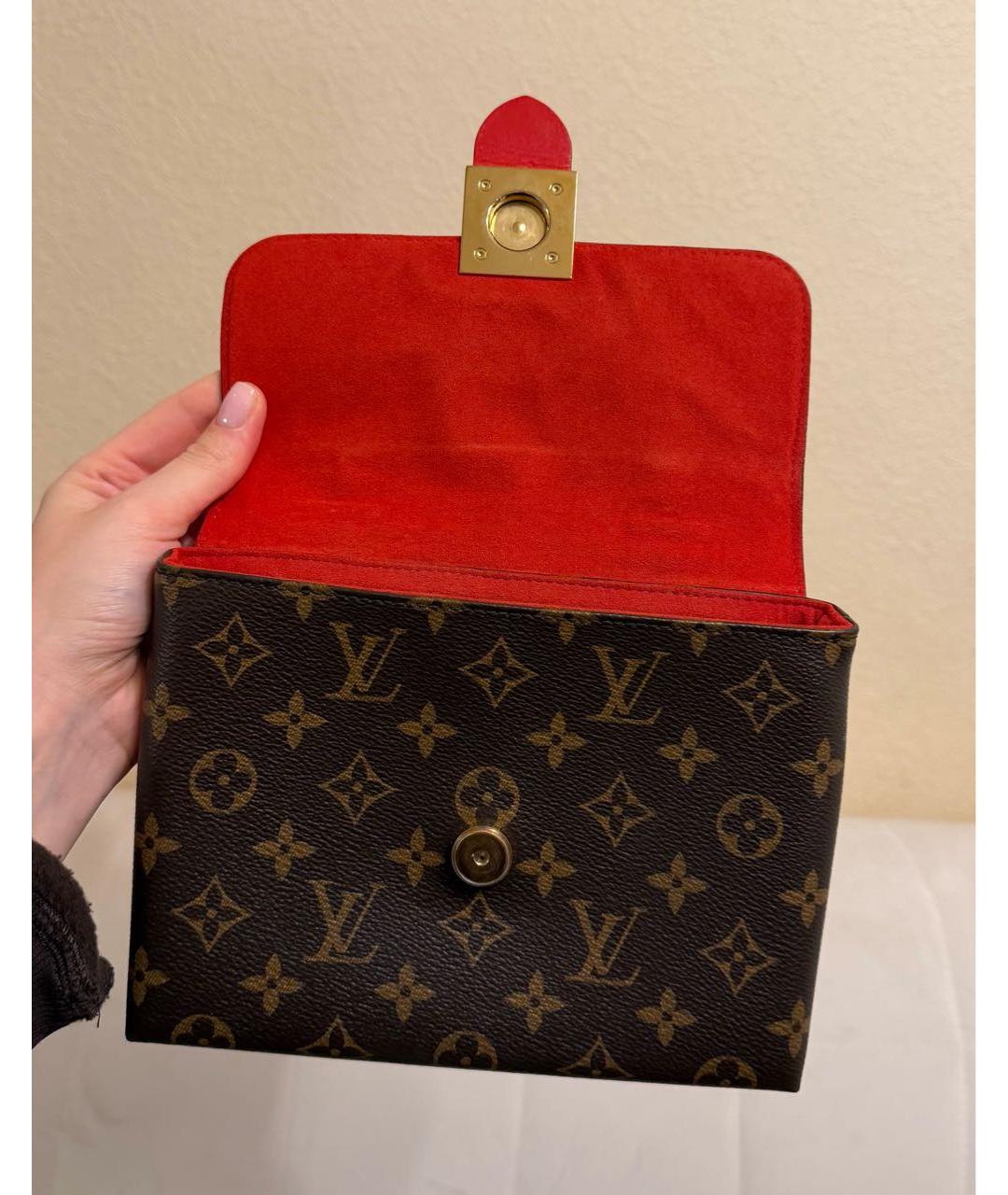 LOUIS VUITTON Красная сумка с короткими ручками, фото 8