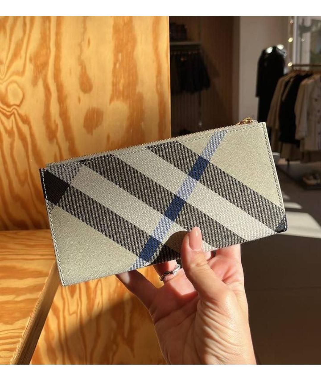 BURBERRY Мульти кожаный кошелек, фото 2