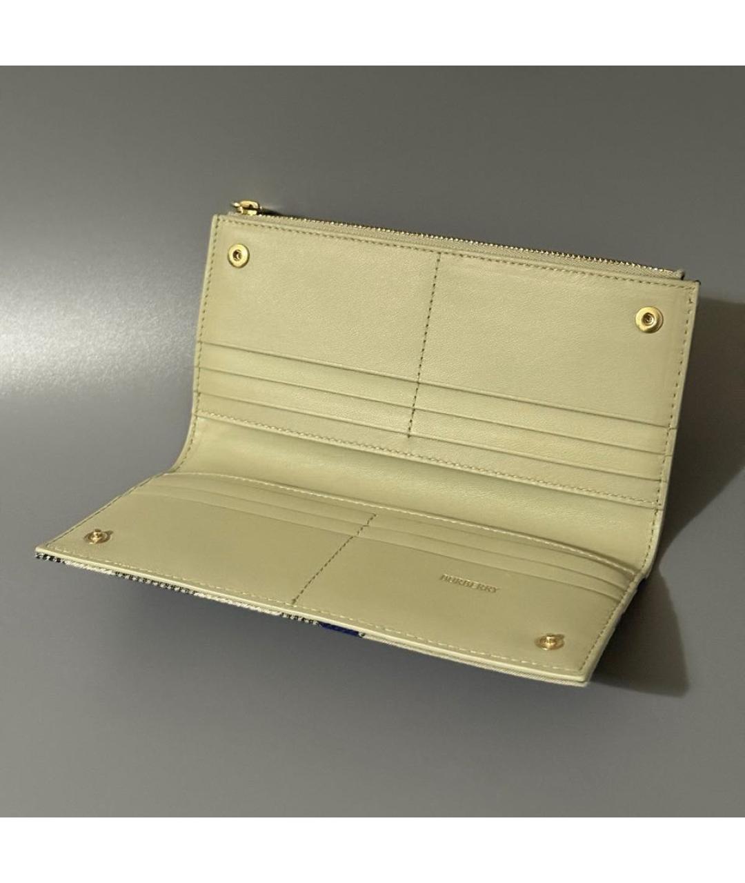 BURBERRY Мульти кожаный кошелек, фото 4