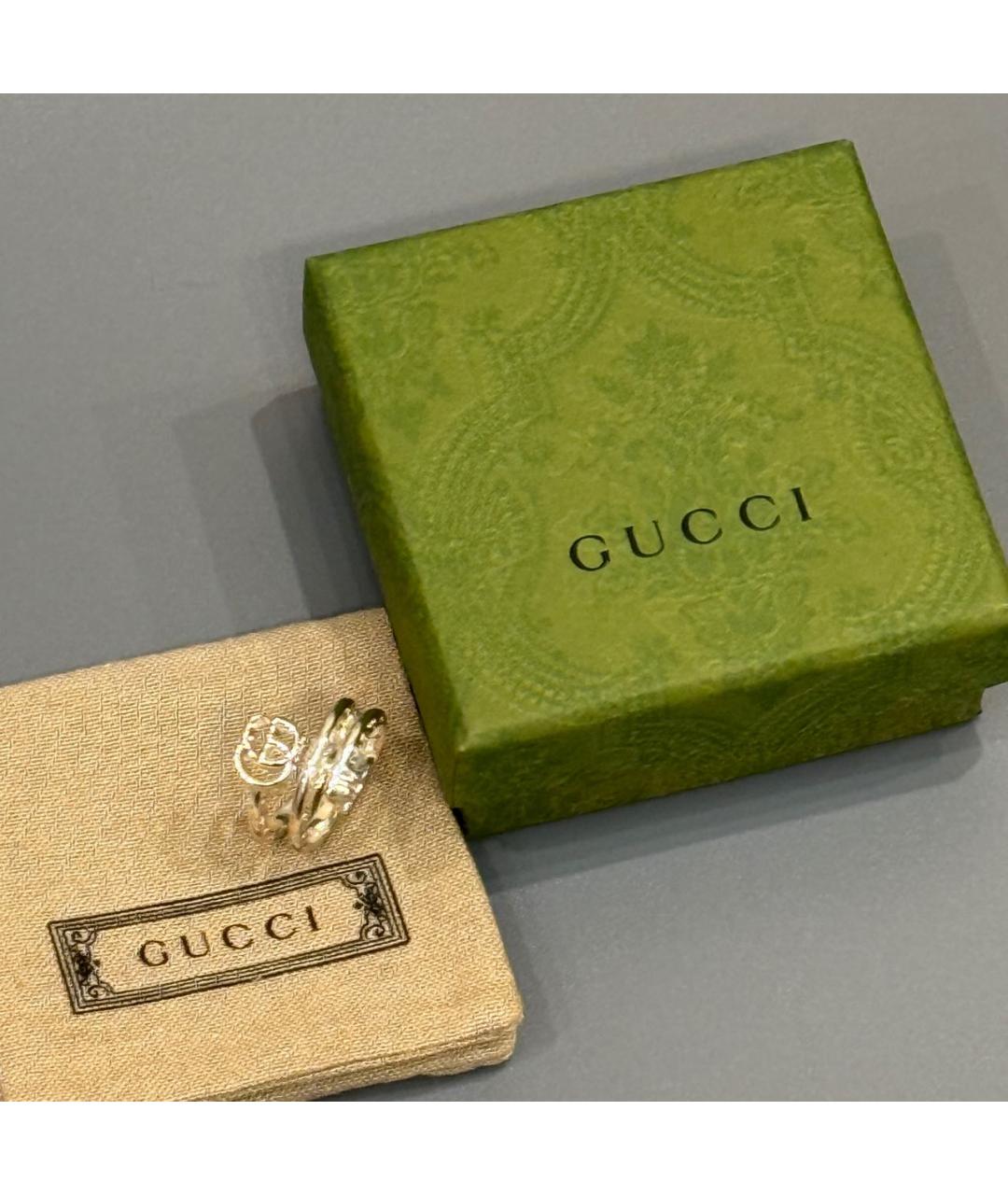 GUCCI Серебряное серебряное кольцо, фото 6