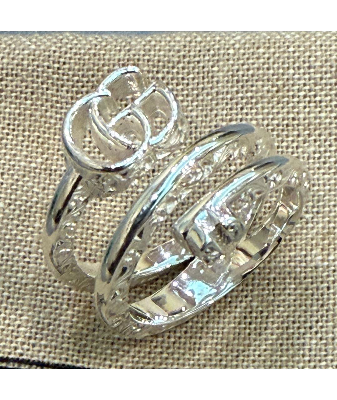 GUCCI Серебряное серебряное кольцо, фото 3