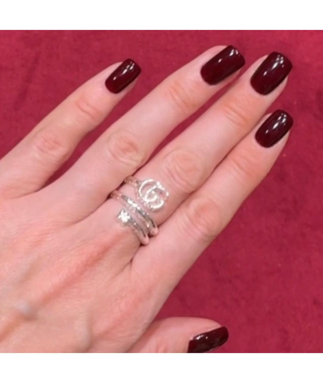 GUCCI Серебряное серебряное кольцо, фото 4