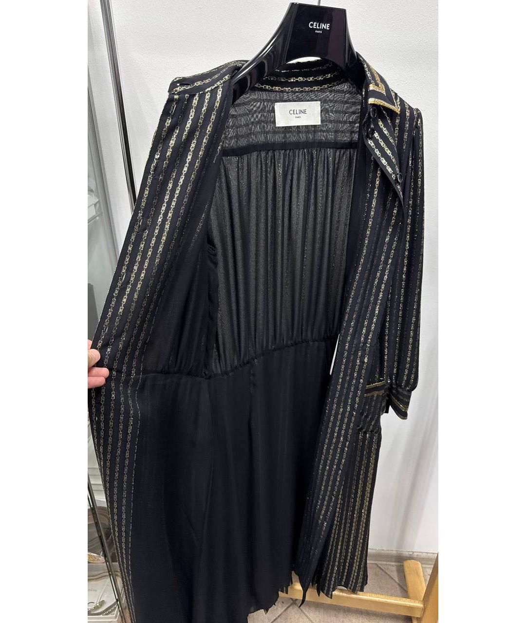CELINE Мульти шелковое вечернее платье, фото 4