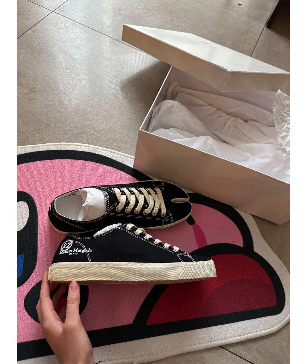 MAISON MARGIELA Черные кеды, фото 7