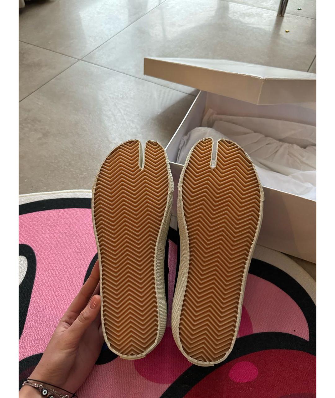 MAISON MARGIELA Черные кеды, фото 5