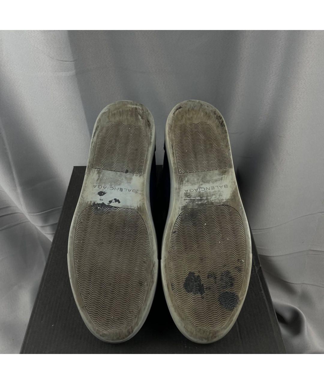 BALENCIAGA Мульти кожаные высокие кроссовки / кеды, фото 5