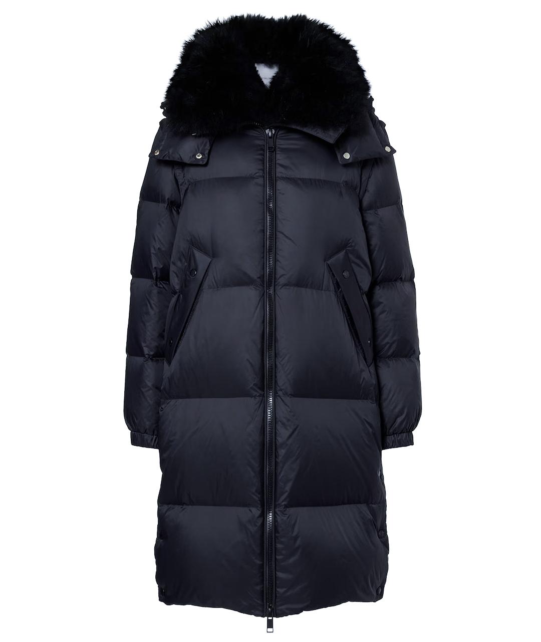 ARMY YVES SALOMON Темно-синяя полиэстеровая куртка, фото 1