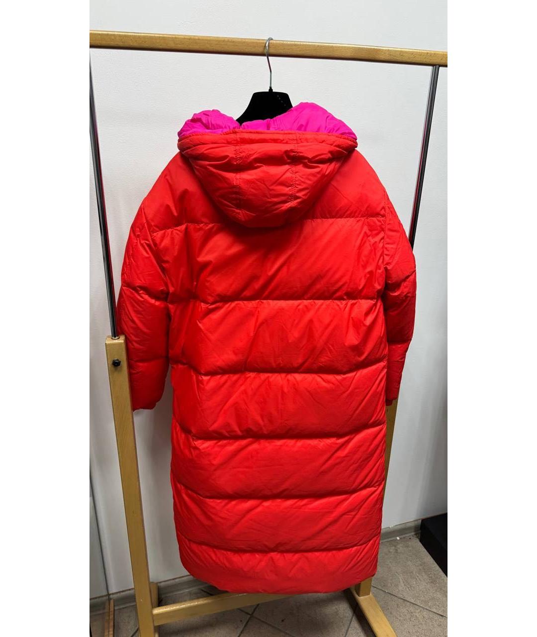 ARMY YVES SALOMON Фуксия полиэстеровая куртка, фото 5