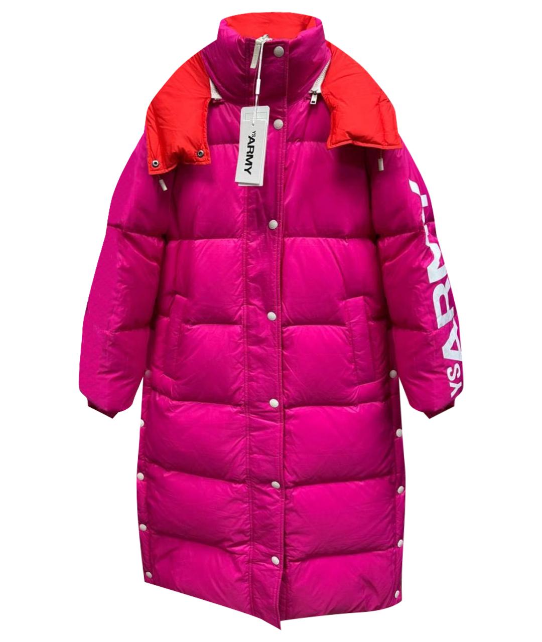 ARMY YVES SALOMON Фуксия полиэстеровая куртка, фото 1