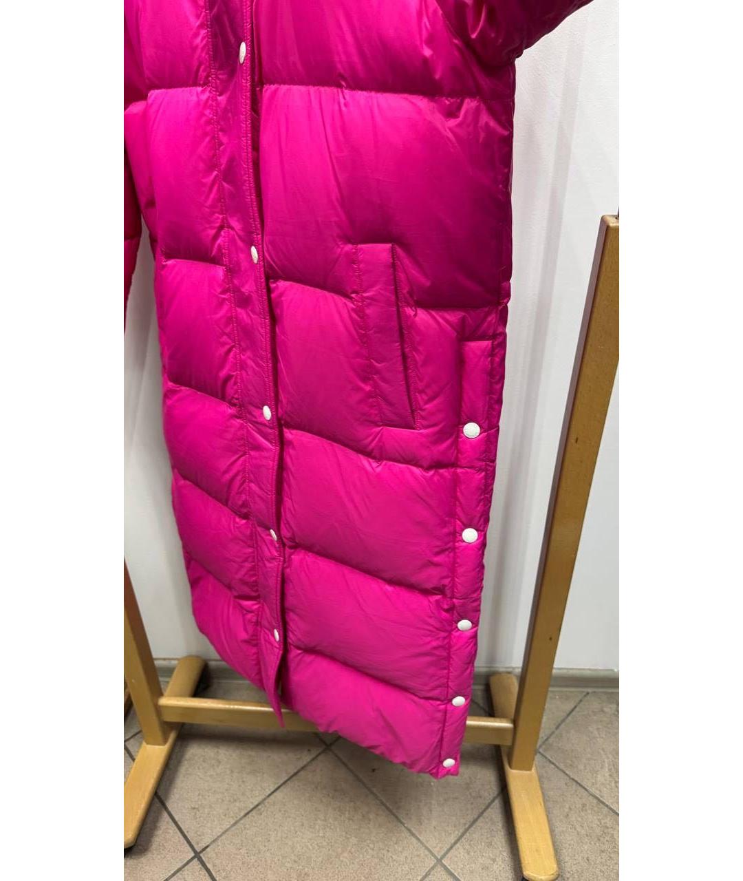 ARMY YVES SALOMON Фуксия полиэстеровая куртка, фото 3