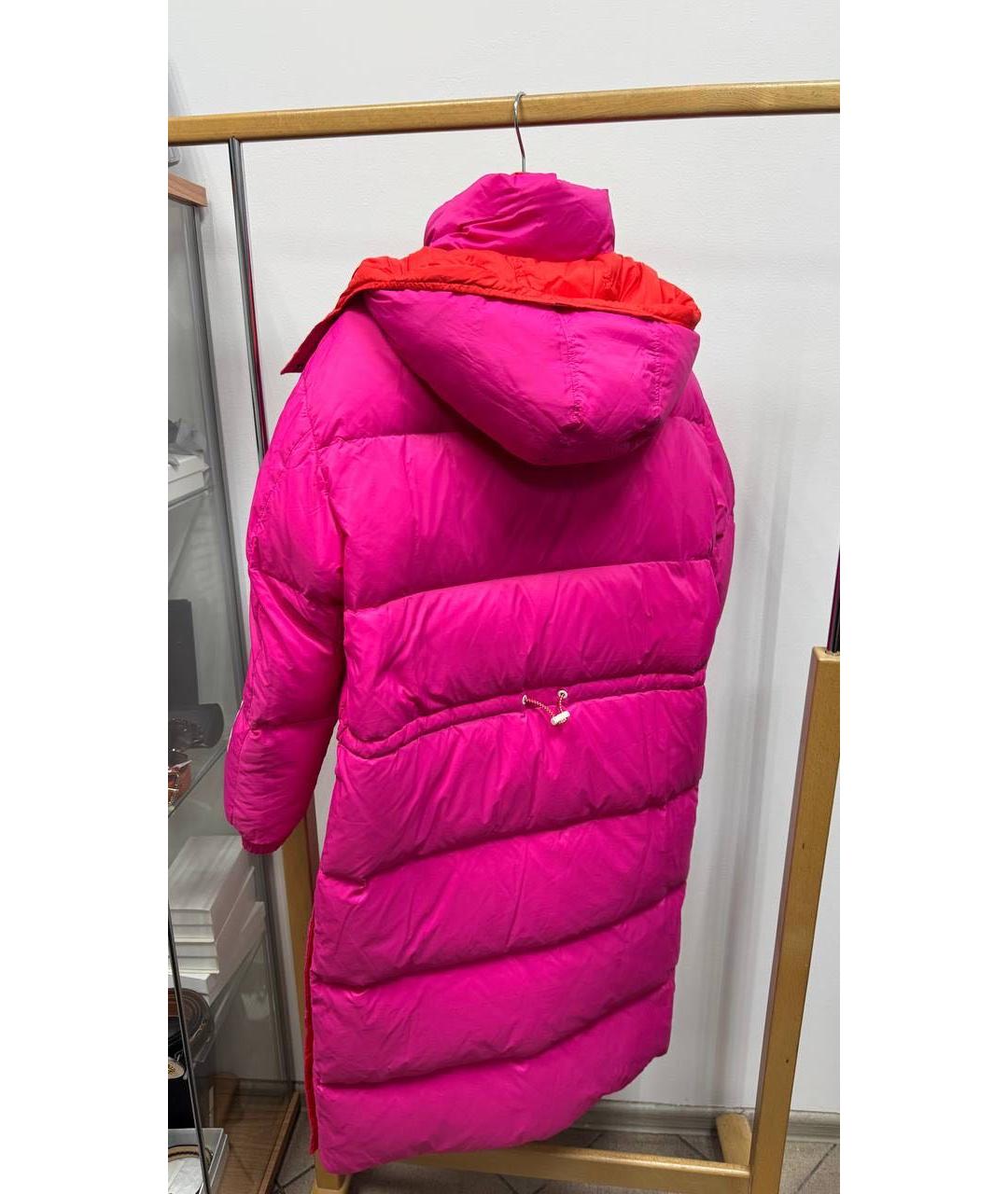 ARMY YVES SALOMON Фуксия полиэстеровая куртка, фото 2