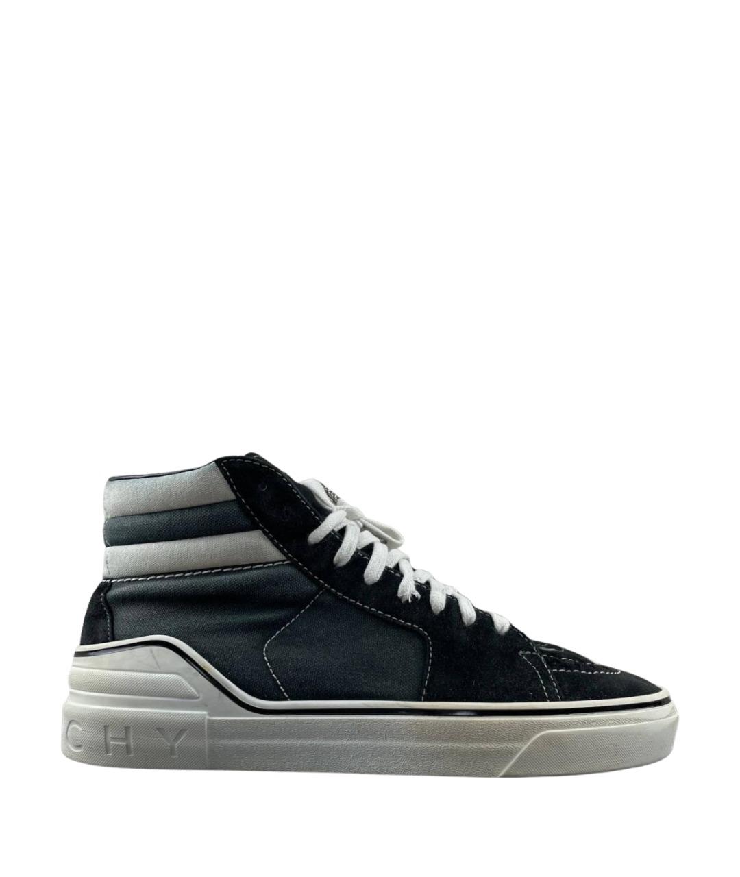 GIVENCHY Мульти текстильные высокие кроссовки / кеды, фото 1