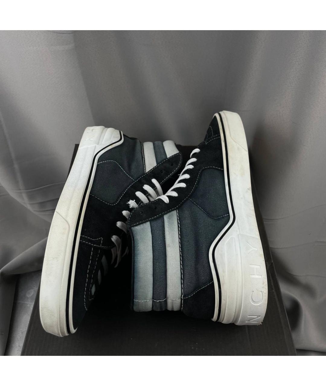 GIVENCHY Мульти текстильные высокие кроссовки / кеды, фото 3