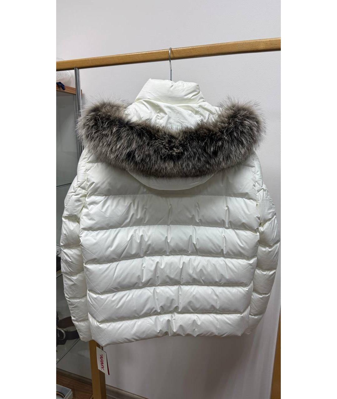 YVES SALOMON Белая полиэстеровая куртка, фото 5