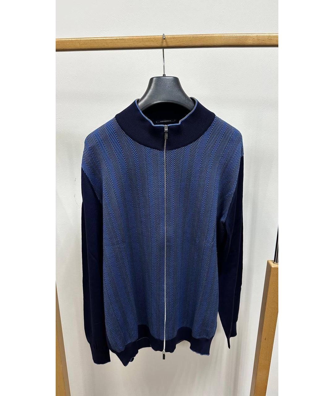 SVEVO Синий шерстяной кардиган, фото 6