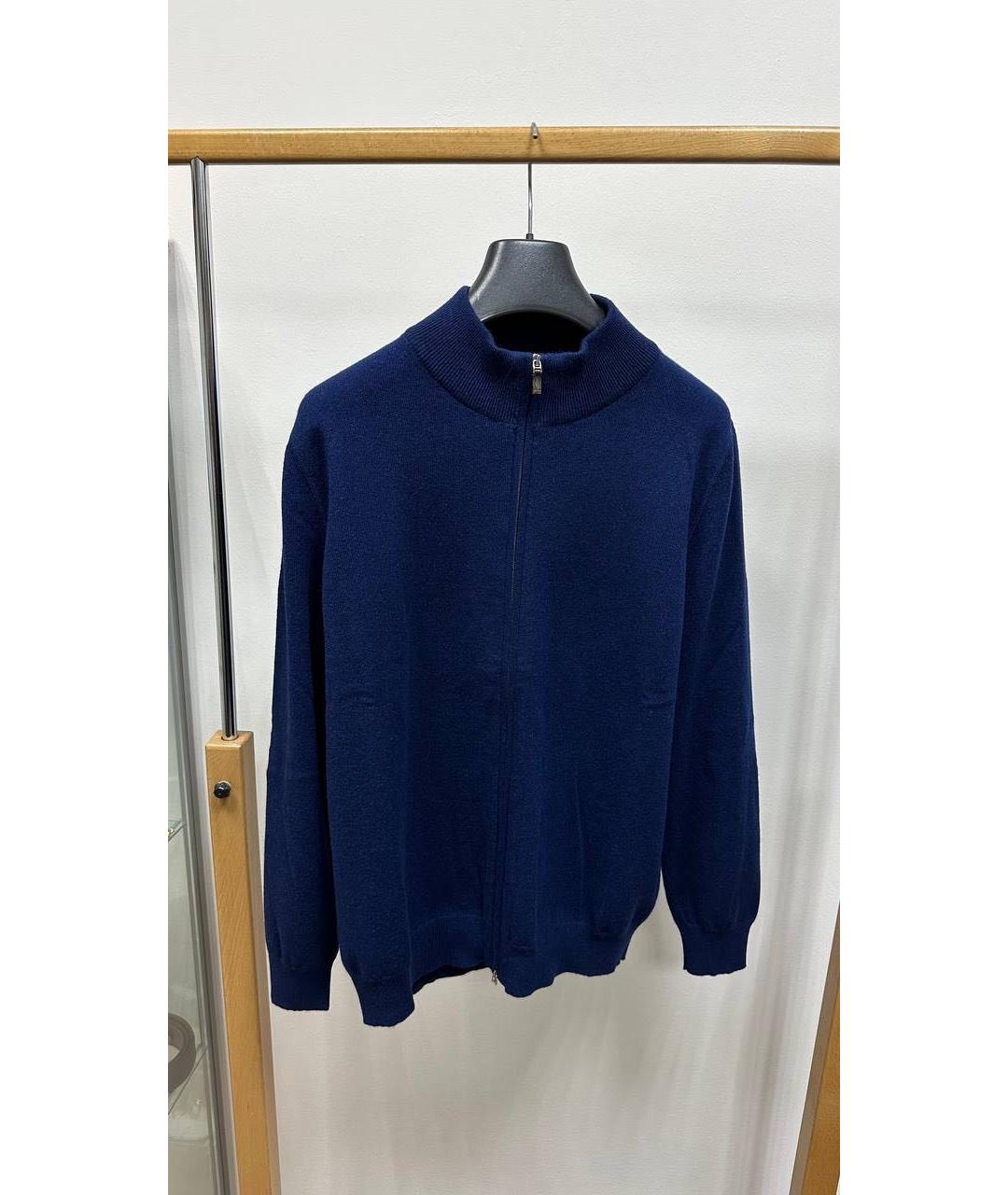 SVEVO Темно-синий кашемировый кардиган, фото 4