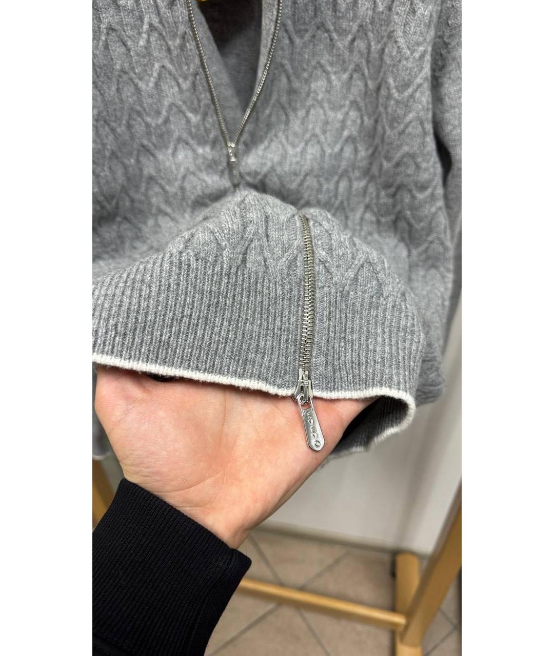 SVEVO Серый кашемировый кардиган, фото 4