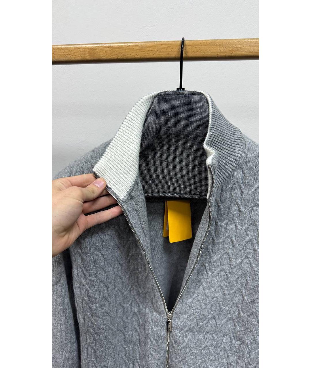 SVEVO Серый кашемировый кардиган, фото 2