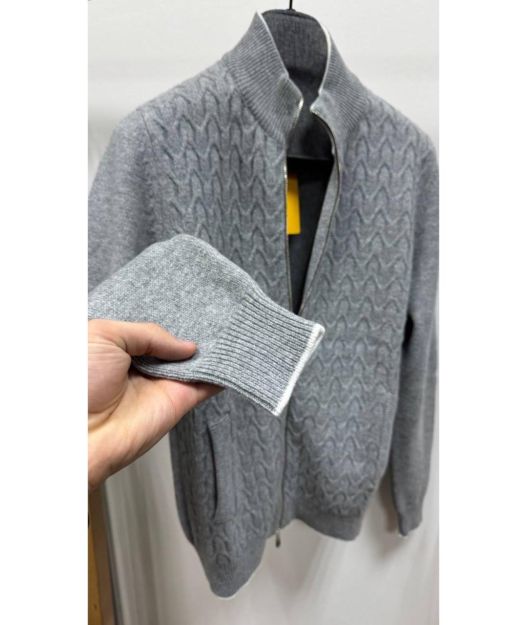 SVEVO Серый кашемировый кардиган, фото 3