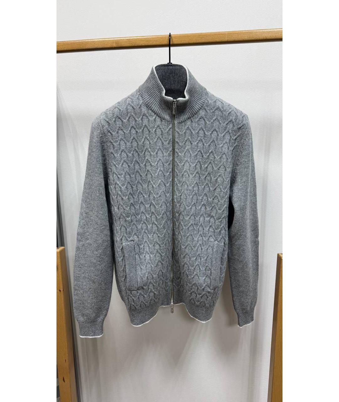 SVEVO Серый кашемировый кардиган, фото 6